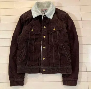 10.4 Lee 리 스톰 라이더 보아 안감 코듀로이 자켓 브라운