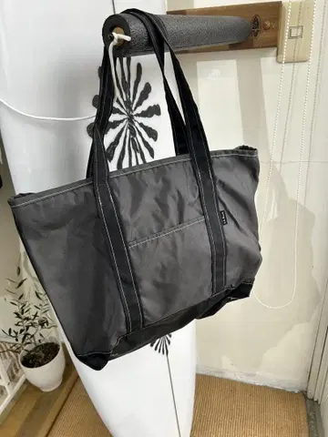 L.L.Bean 그레이 나일론 토트백