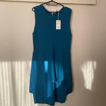 COS 슬리브리스 파랑 무릎 기장 원피스 S