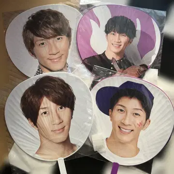 쟈니즈 WEST 하마타 타카히로 부채 4장 세트