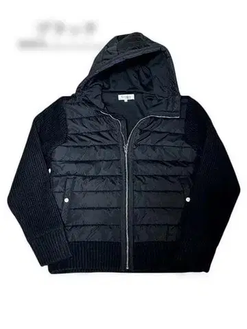 콤비니트 절개 블루종 블랙 L