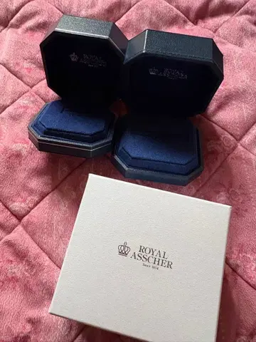 ROYAL ASSCHER 쥬얼리 박스 2개 세트