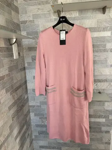 Rene 르네 스캘럽 프릴 니트 드레스 원피스