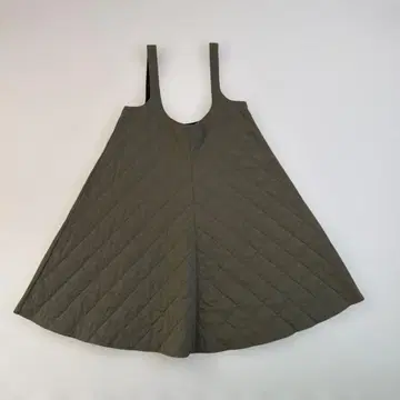 BayBee 올리브 그린 퀼팅 원피스