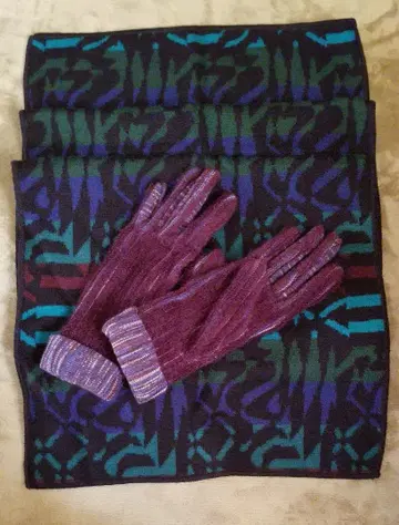 MISSONI 머플러 장갑 세트 S