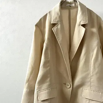 GLACIER 테일러드 자켓 포켓 부착 심플 빅 오피스