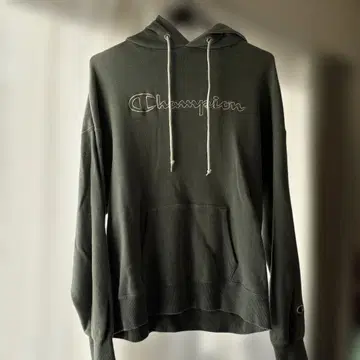 Champion 그린 후드티