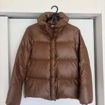 브라운 다운 자켓 사이즈 38