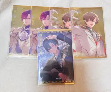 코야나기 로우 알반 녹스 우키 비올레타 아이돌 패러디 보이스 카드