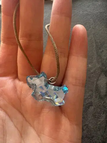 스와로브스키 SWAROVSKI 개 목걸이 펜던트 도그