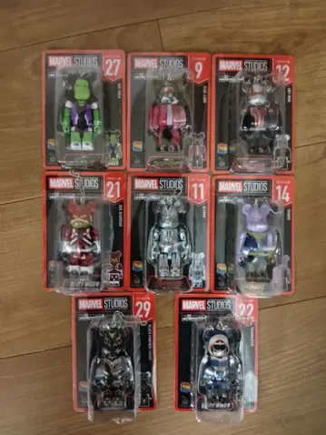 마블 스튜디오 볼 체인 피규어 세트 8체