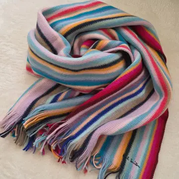 Paul Smith 멀티 컬러 스트라이프 스톨