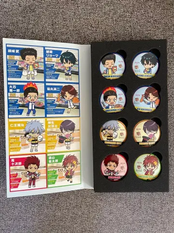 테니스의 왕자님 캔뱃지 9개 세트 이온 콜라보 한정판