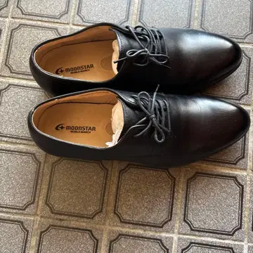 MOONSTAR WORLD MARCH 블랙 레이스업 슈즈