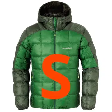 몽벨 스페리오 다운 후드티 EX800 수납 봉투 포함 S 사이즈 그린