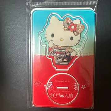 에도 오오쿠 헬로키티 아크릴 스탠드 기모노 디자인