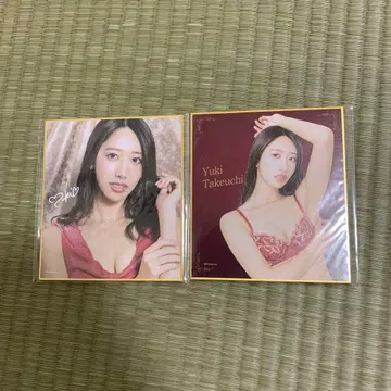 FANZA 온라인 복권 타케우치 유키 미니 색지 2장 세트