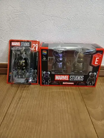 MARVEL STUDIOS BE@RBRICK 블랙팬서 세트