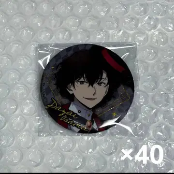 문호 스트레이독스 도쿄 타워 다자이 오사무 캔뱃지 RED