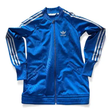 한국 adidas 파랑 집업 자켓
