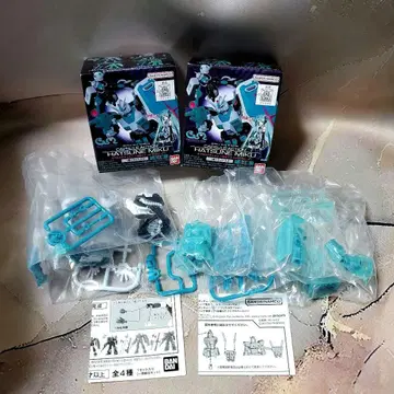 [ 미사용 ] 건담 캡슐 액션 하츠네 미쿠 컬러 ver 샤아 자쿠 2종