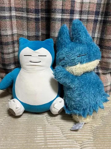 잠만보 애버라스 봉제 인형 2개 세트