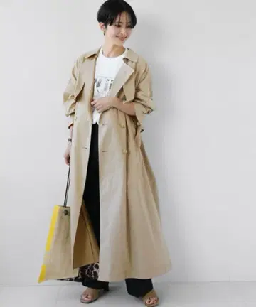 JOURNAL STANDARD relume 폴리코튼 라이트 트렌치코트