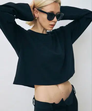GaJess CROPPED LONG TSHIRT