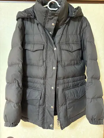 유니클로 블랙 다운 자켓 XL