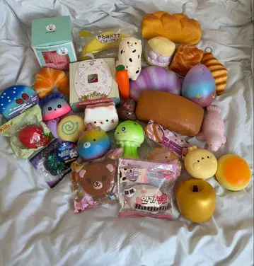 스퀴즈 묶음 판매 세트 블루 키 해외