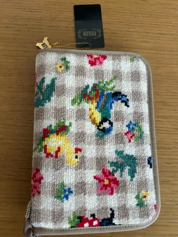 페일러 하이디 멀티 케이스 미사용 새상품 체크 베이지