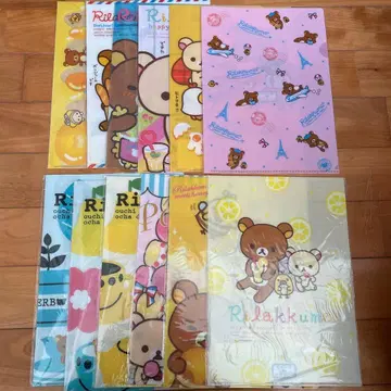리락쿠마 클리어 파일 12종 세트