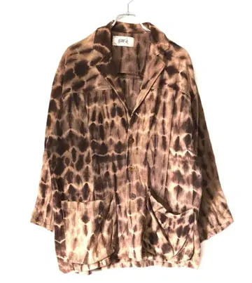 gae-a 하기노모리 태국제 에스닉 구제 의류 타이 다이 자켓