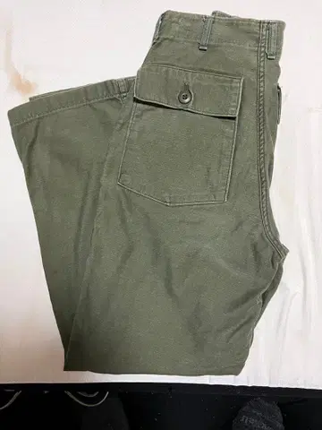 빈티지 70s US.ARMY 베이커 팬츠 미군 실물 OG107