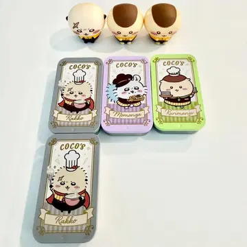 코코스 치이카와 (먼작귀) 콜라보 슬라이드 케이스 소프트 비닐 인형 세트