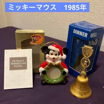 디즈니 미키마우스 1985년 크리스마스 오너먼트 디너벨