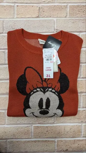 미니 마우스 프린트 스웨터 3L