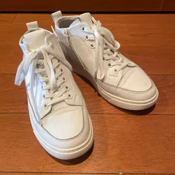 [ 새상품급 ] 지아노 발렌티노 소가죽 하이컷 스니커즈