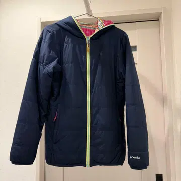 phenix 후드 부착 네이비 점퍼 다운 파카