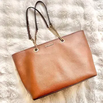 MICHAEL KORS 브라운 토트백
