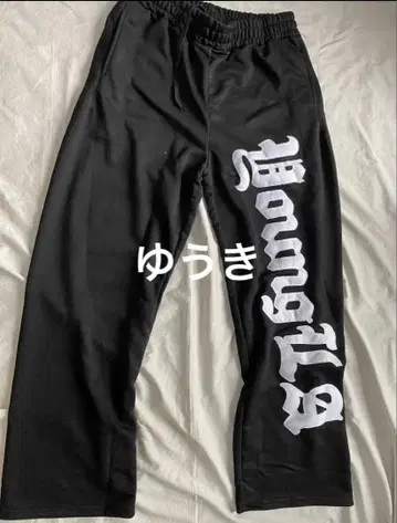 YOUNGLA 캐주얼 스트레이트 팬츠