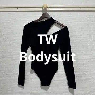 컨디션 최상 와타리 츠구미 TW Bodysuit 바디수트 블랙 M