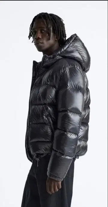 ZARA 페더 100% 다운 퍼프 자켓