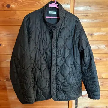 FREAK'S STORE 블랙 퀼팅 자켓