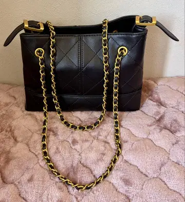 블랙 핸드백 체인 스트랩 포함 coco