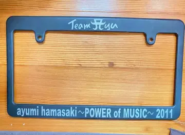 귀중 레어 하마사키 아유미 번호판 틀 TeamAyu