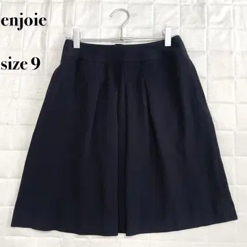 enjoie 블랙 블랙 미디 스커트 사이즈 9 심플