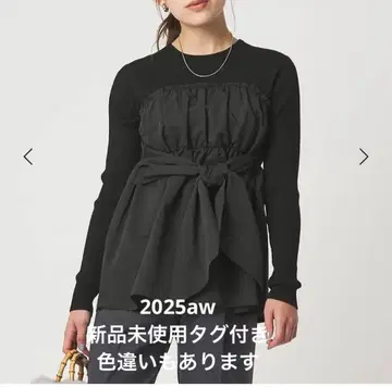 미사용 새상품 green label relaxing 도킹 니트