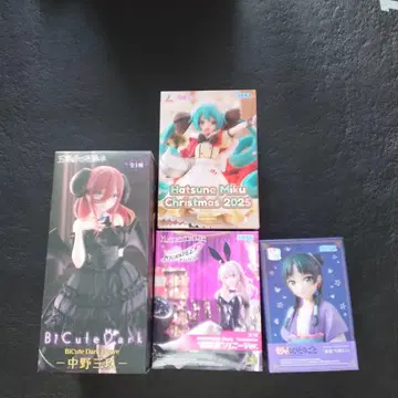 피규어 세트 나카노 니노, 하츠네 미쿠, 마오마오, 린도 린