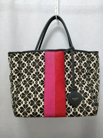 케이트 스페이드 플라워 자카드 토트백